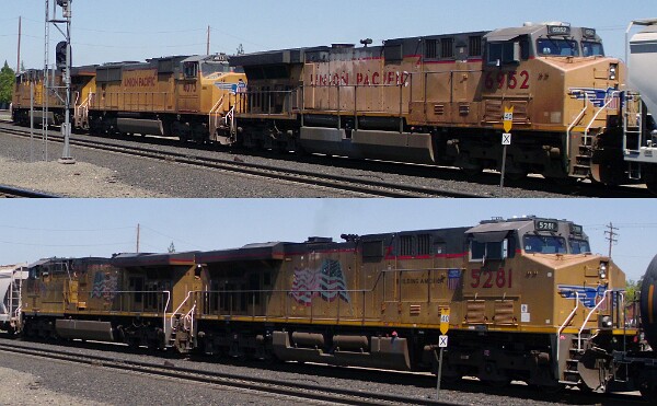 UP7510&nbsp;&lpar;C45ACCTE&rpar; - UP4073&nbsp;&lpar;SD70M&rpar; - UP6952 &lpar;C44/60AC&rpar; - UP5269&nbsp;&lpar;C45ACCTE&rpar; - UP5281&nbsp;&lpar;C45ACCTE&rpar;