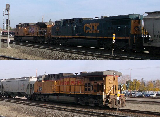 UP5932&nbsp;&lpar;C44ACCTE&rpar; - CSXT472&nbsp;&lpar;CW44AC&rpar; - UP6725&nbsp;&lpar;C44AC&rpar;