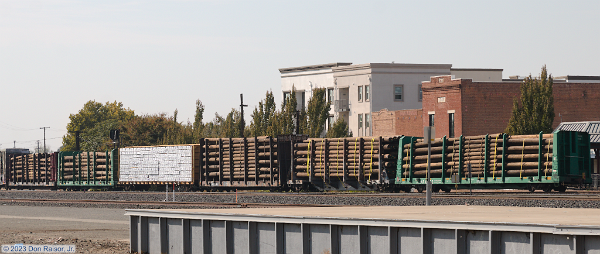 RDRX800290&nbsp;Log Flatcar - IARX263&nbsp;Log Flatcar - TTZX865797&nbsp;Center Beam Flatcar - JTSX54030&nbsp;Log Flatcar - AEQX710014&nbsp;Log Spine Car - IARX203&nbsp;Log Flatcar