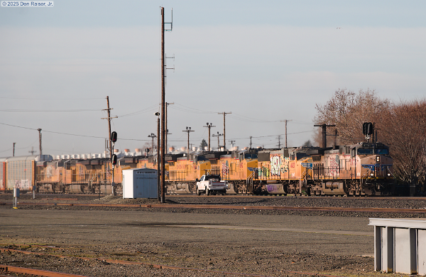 UP5775&nbsp;&lpar;C44ACCTE&rpar; - UP4427&nbsp;&lpar;SD70M&rpar; - UP6192&nbsp;&lpar;C44ACM&rpar; - UP9644&nbsp;&lpar;C44ACM&rpar; - UP7014&nbsp;&lpar;C44ACM&rpar; - UP7017&nbsp;&lpar;C44ACM&rpar; - UP7043&nbsp;&lpar;C44ACM&rpar; - UP5410&nbsp;&lpar;C45ACCTE&rpar;